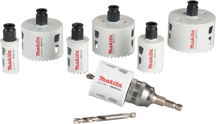 Actual product image Makita E-12295 EZYCHANGE BIM Set Universal (76 mm, 68 mm, 65 mm, 32 mm, 25 mm, 40 mm, 51 mm)
