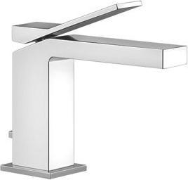 Actual product image Gessi Rettangolo K single-lever basin mixer, with 1 1/4 waste, 128 mm projection, 53001