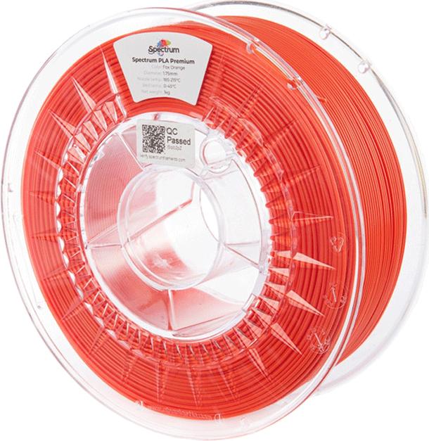 Immagine prodotto Filamento Premium PLA Fox Orange 1kg 1,75mm (PLA, 1.75 mm, 1000 g, Arancia)