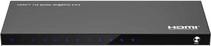 Actual product image MicroConnect HDMI 4K Splitter 1x 8 Support