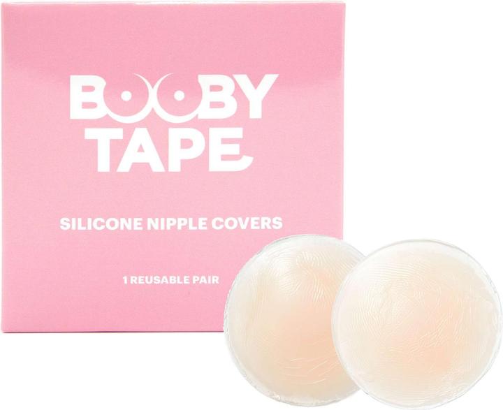 Actual product image Booby Tape Silicone Nipple Covers (One size, Single pack)