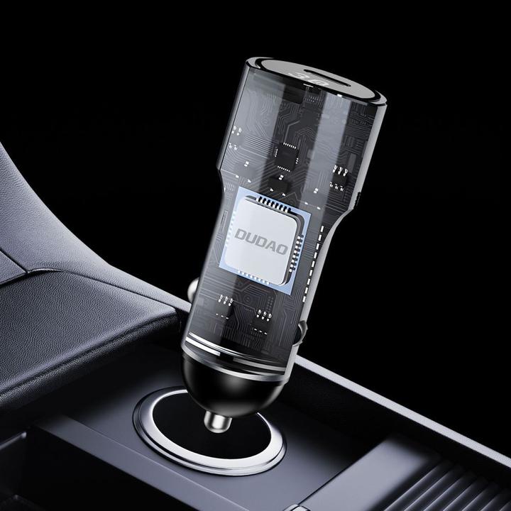 Immagine prodotto Dudao Caricabatterie da auto R14 USB-C 30W PD - argento