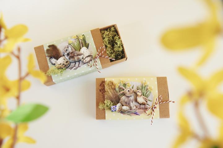 Image du produit VBS Boîtes d'allumettes "papier kraft", 11 cm, 24 pièces