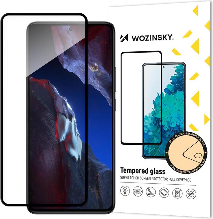 Produktbild Wozinsky Tempered Glass for Xiaomi Poco F5 Pro 9H with Frame Full Glue Tempered Glass - Black (1 Stück, Xiaomi Poco F5 Pro)