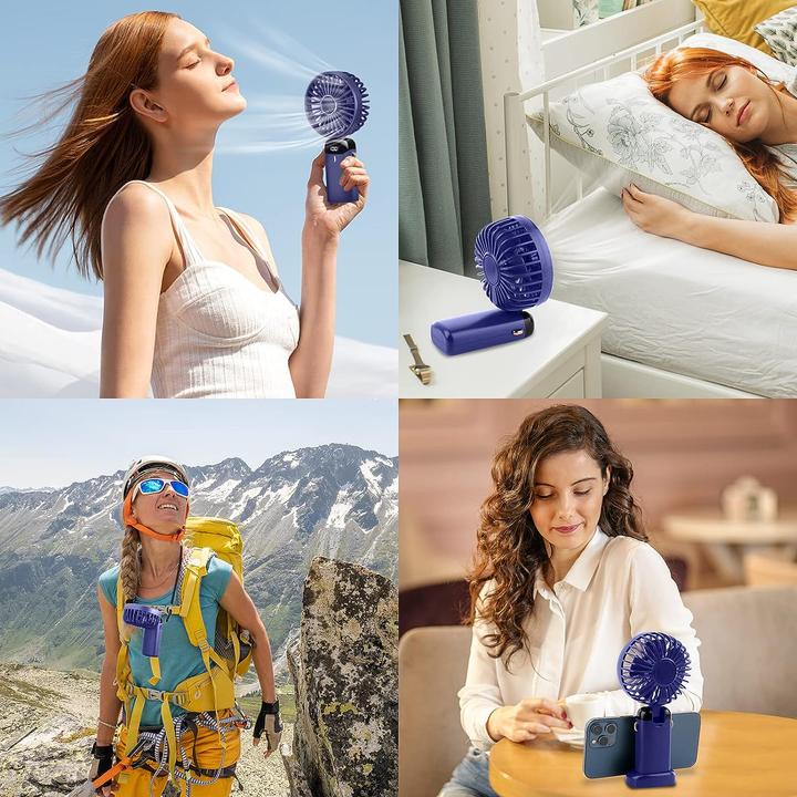Actual product image Lumina Swiss Mini Strong-Wind Hand Fan