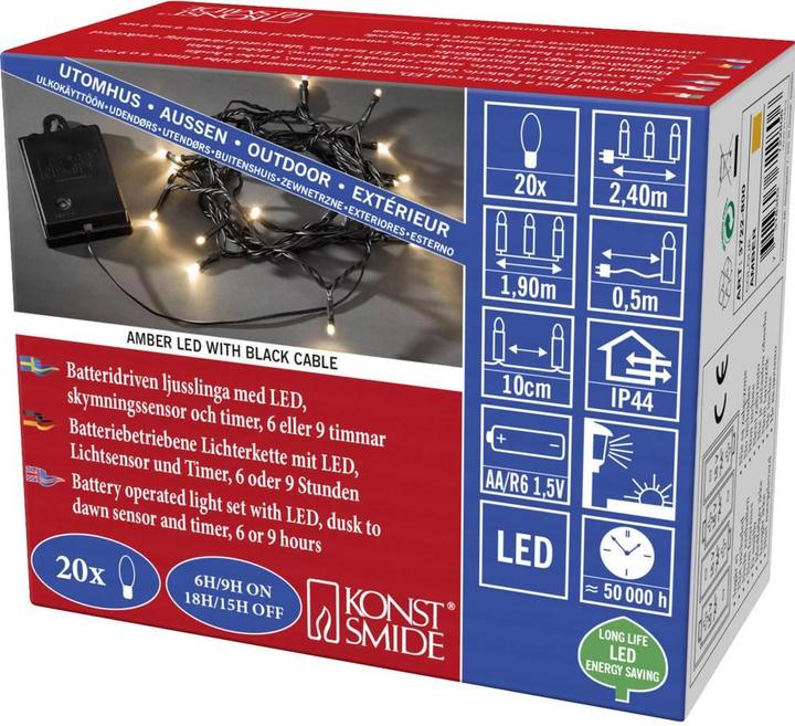 Produktbild Konstsmide LED-Lichterkette (2.40 m)