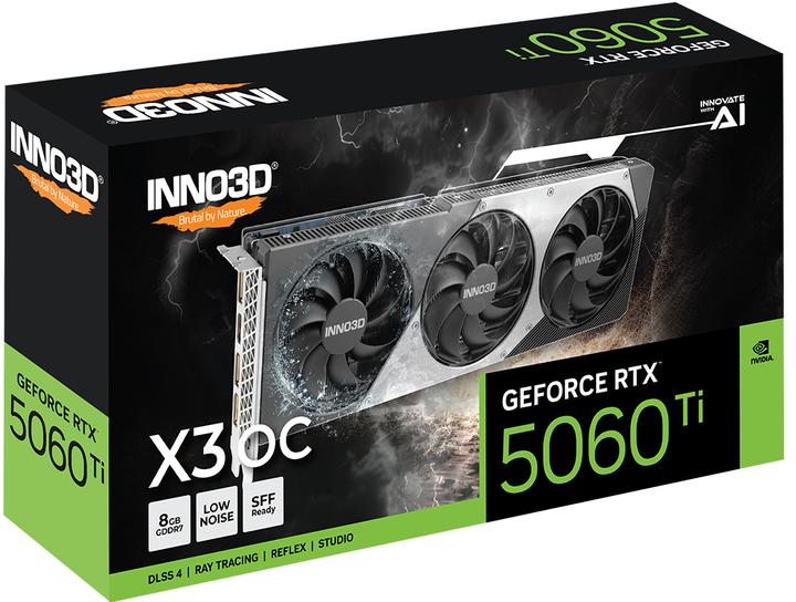 Image du produit Inno3D VGA RTX5060TI 8GB Twin X3 OC (8 Go)