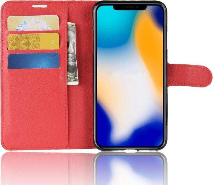 Produktbild Cover-Discount Leder Hülle mit Karten- und Fotofach (Apple iPhone XS Max)