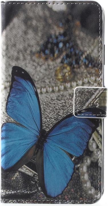 Produktbild Cover-Discount Leder Hülle Kartenfach Schmetterling (Apple iPhone XR)