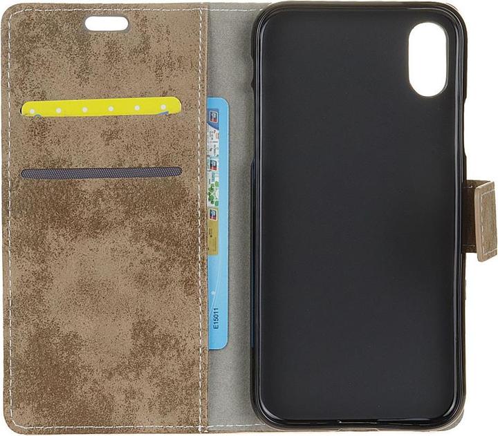 Actual product image Cover-Discount Vintage style suede look (Apple iPhone XS Max)
