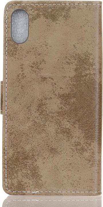 Actual product image Cover-Discount Vintage style suede look (Apple iPhone XS Max)