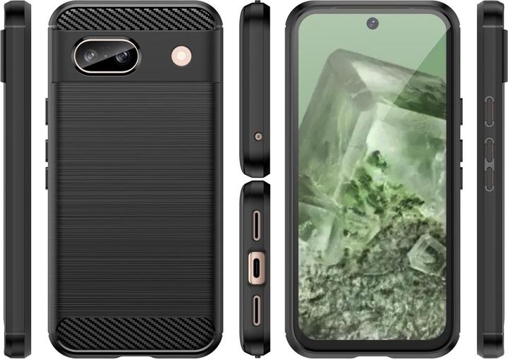 Actual product image Screenguard Carbon Brushed Soft TPU (Google Pixel 8a)