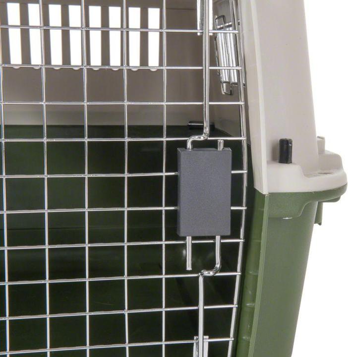 Produktbild zooplus Transportbox Feria Grösse 5 (M) + Vetbed® Isobed SL Hundedecke Paw (L 100 x B 75) (Hund)