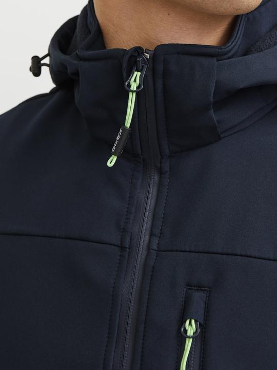 Actual product image Jack & Jones JACK&JONES PLUS JJTHEO SOFTSHELL JACKET PLS Heren Jas - Sky Captain (3XL)