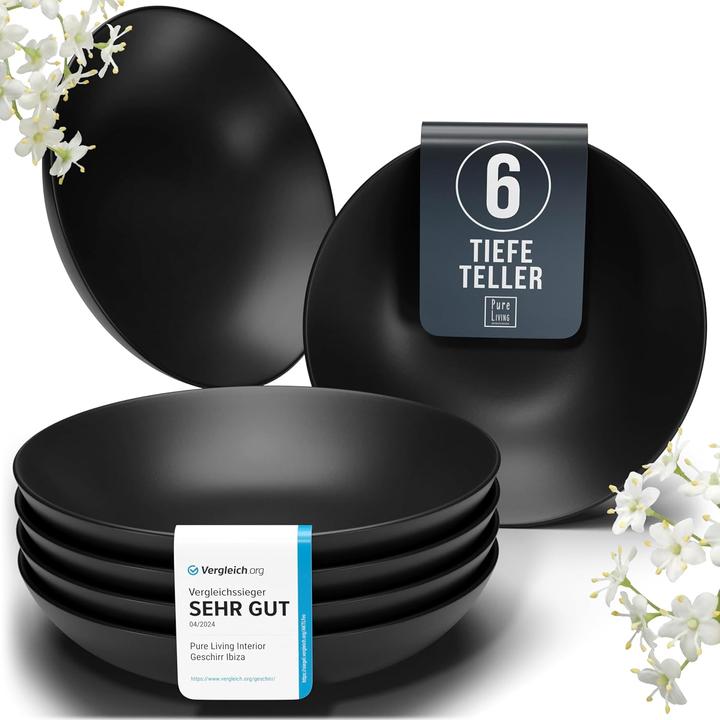 Actual product image Pure Living Interior Design Manhattan Suppenteller-Set für 6 Personen (6 x)