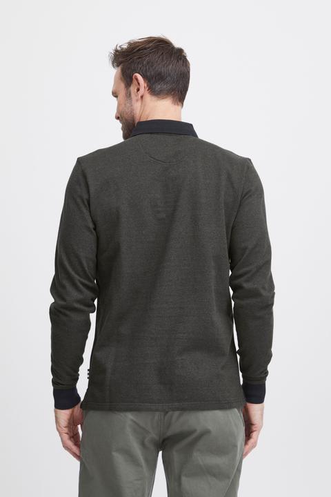 Actual product image FQ1924 FQPETER two tone polo pique LS 21900726 (3XL)