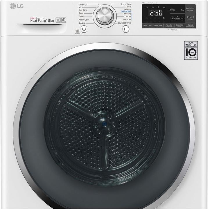 Actual product image LG Dryer RT8DIH2 (8 kg, Right, Left)