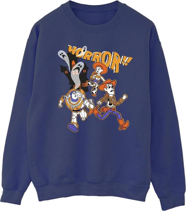 Actual product image Toy Story Mens Horror Run Away Halloween Sweatshirt (5XL)
