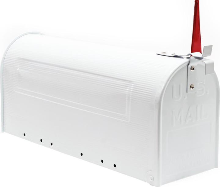 Produktbild Wiltec US Mailbox 180x220x480mm Briefkasten amerikanisch Fahne Stahl