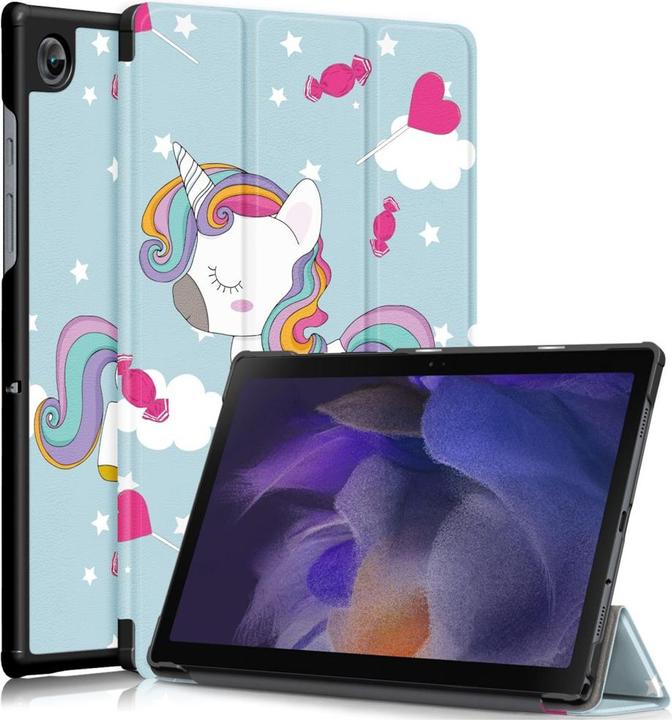 Actual product image Cover-Discount Galaxy Tab A8 10.5 - Tri-fold Smart Case Unicorn (Galaxy Tab A8)