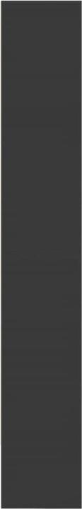 Actual product image VidaXL Bücherregal Bücherschrank Standregal Raumteiler Schwarz Holzwerkstoff (80 x 30 x 189 cm)