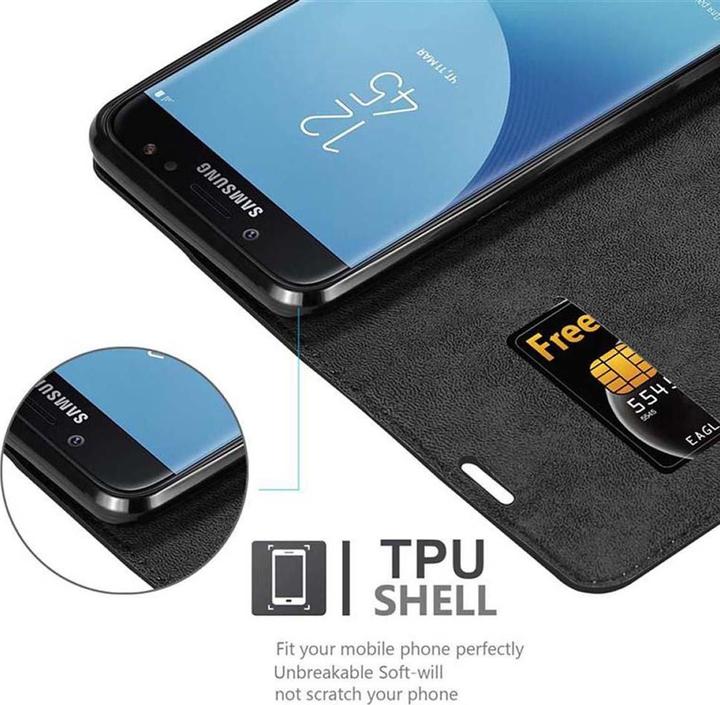 Image du produit Cadorabo Book Couverture magnétique invisible (Samsung Galaxy J7 2018)