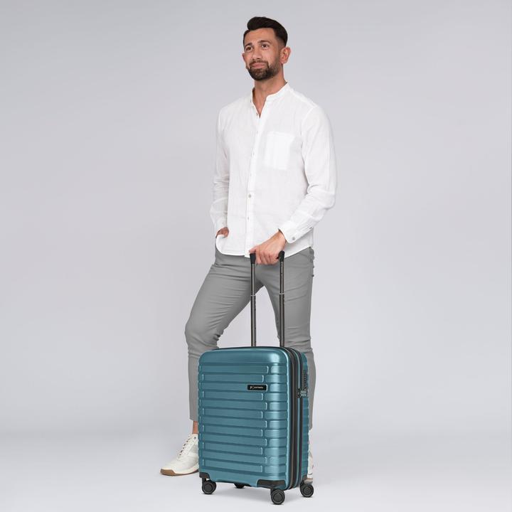 Image du produit Pactastic Collection 04 THE CABIN + 4 roues trolley cabine S 55 cm avec soufflet extensible (40 l, Bagage à main (jusqu'à 50l))