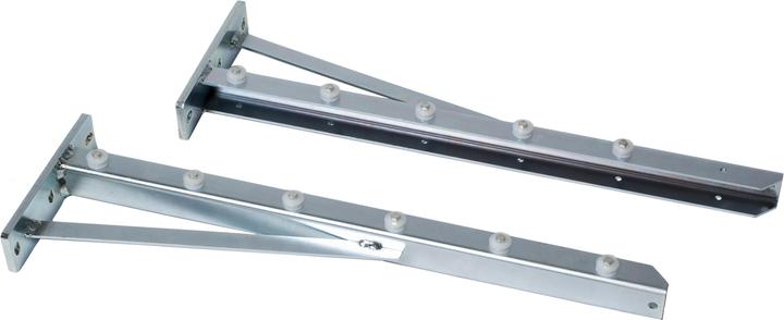 Actual product image Roth-Kippe Wall bracket 60cm (mounting left) - galvanised incl. 6 castors