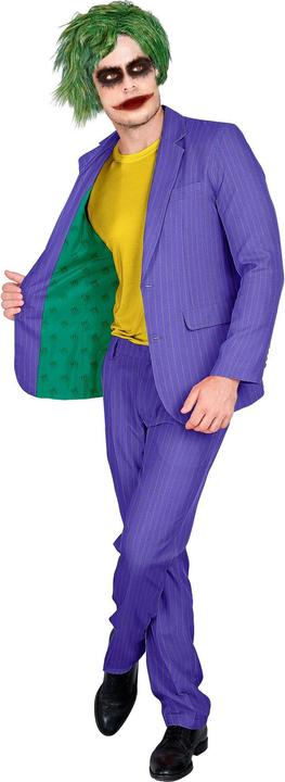 Widmann Costume da Joker viola con giacca e pantaloni (XXL)