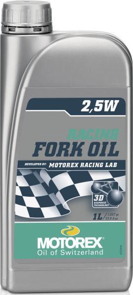 Actual product image Motorex Racing Fork 2.5W Low Friction suspension fork oil 1000 ml (1000 ml, Universal Lubricant)