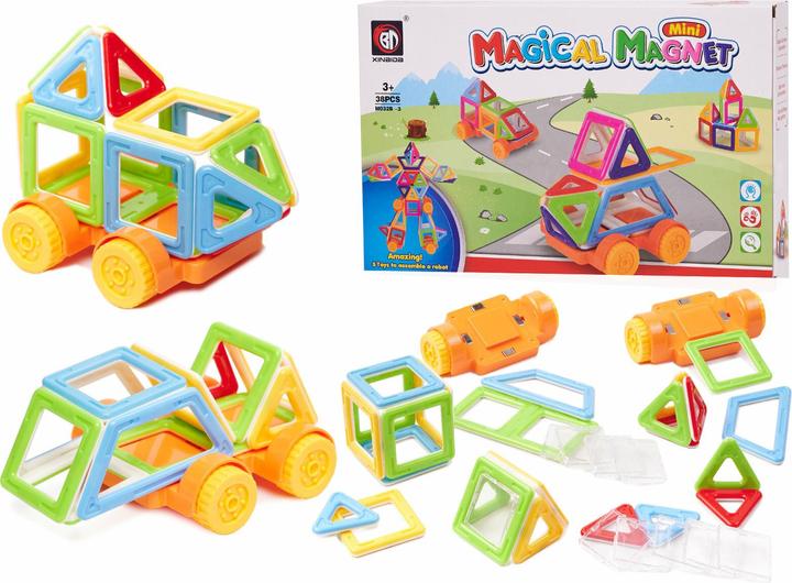 Produktbild Ikonka Magnetische Bausteine MAGICAL MAGNET MINI 38pcs 3+ v1