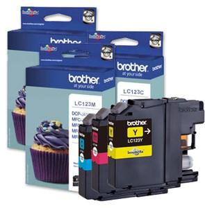 Produktbild Brother LC-123 Rainbow Pack (M, Y, C)