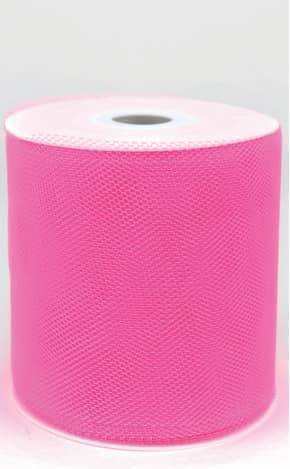 Actual product image Goldina Decorative ribbon tulle 100mmx50m pink (Gift ribbon)