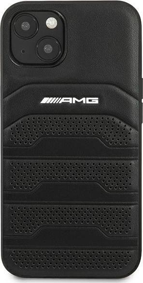 Produktbild Mercedes AMG AMHCP14MGSEBK iPhone 14 Plus 6,7" czarny/black hardcase Leather Debossed Lines (Apple iPhone 14 Plus)