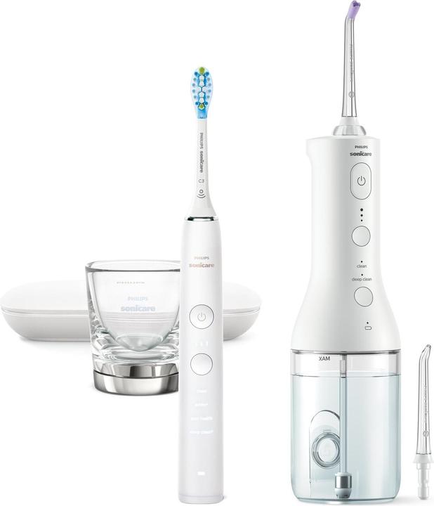 Produktbild Philips Sonicare Diamond Clean 9000 & Cordless Power Flosser 3000 (Schallzahnbürste)