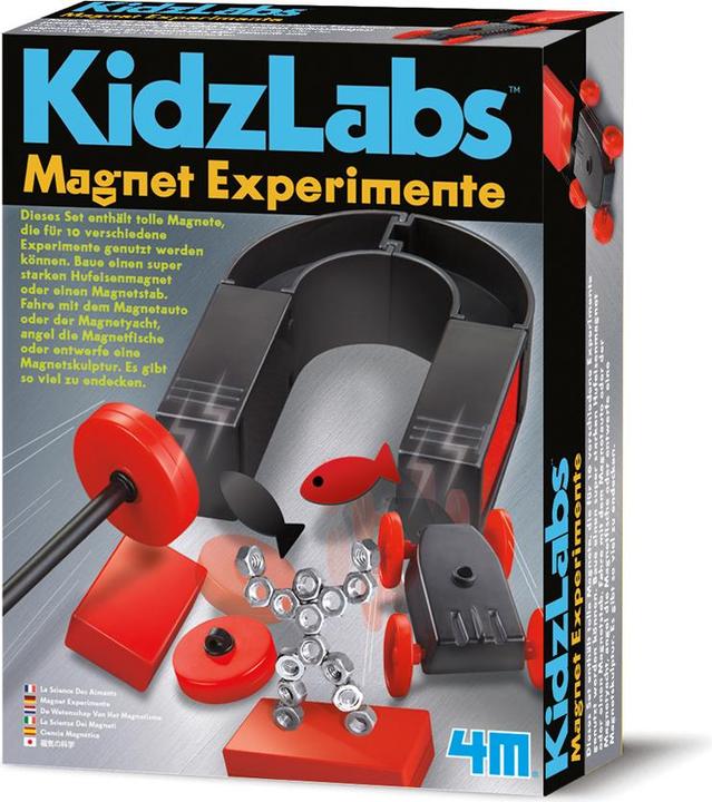 Actual product image 4M Set for experiments with magnets KidzLabs