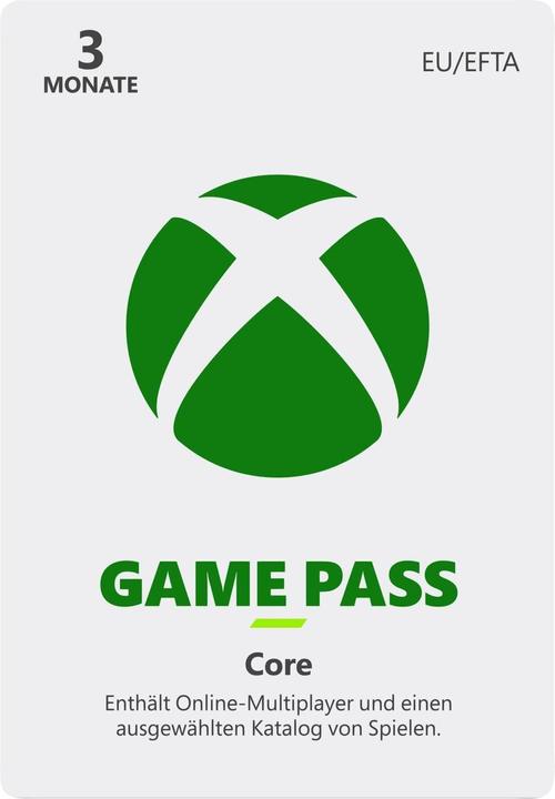 Immagine prodotto Microsoft Codice per il download di Xbox Game Pass Core 3 mesi (3 mesi)