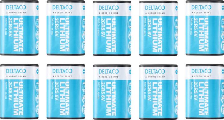 Produktbild Deltaco ULTB-2CR5-10P (10 Stk.)