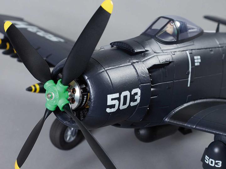 Produktbild Derbee A1 Skyraider Warbird PNP blau - 80cm (Warbird)