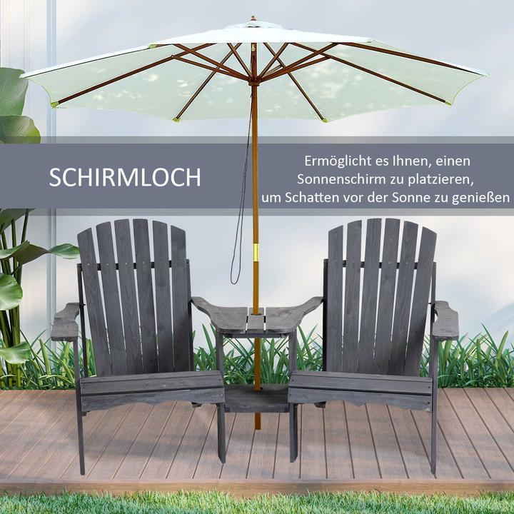 Image du produit Jamb Adirondack Gartenstuhl-Set