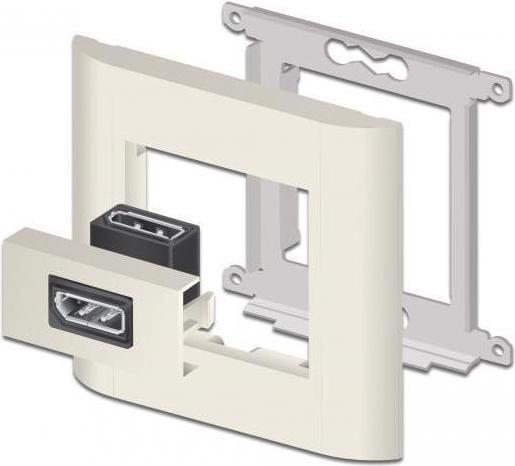 Produktbild Delock Easy 45 snap-in module (2.76 cm)