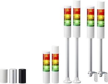 Produktbild Patlite LED Signal Tower Base No Flash/Buzz Silv