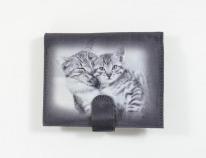 Immagine prodotto Kögler Gatti portafoglio piatta, Madre / Kitten, 12,5x10x
