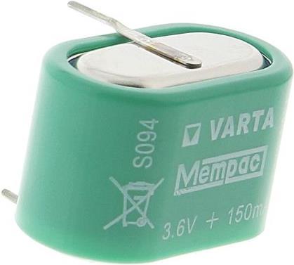 Varta PCB mount NiMH battery,3.6V 150mAh (1 pcs., Device specific, 300 mAh)