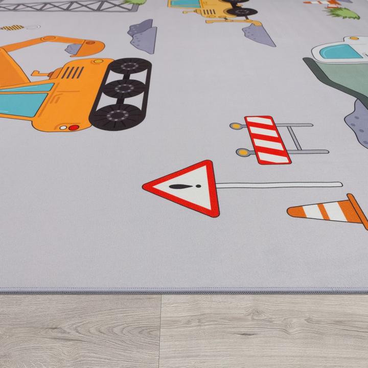 Produktbild Paco Home Teppich Kinderzimmer Rutschfest Rund (160 x 160 cm)