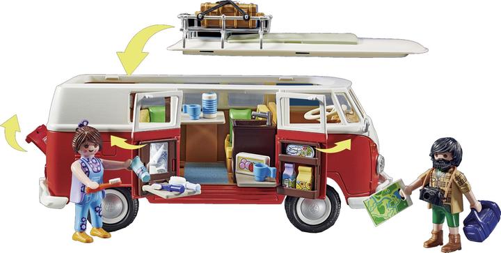 Actual product image Playmobil Volkswagen T1 Camping Bus (70176, Playmobil Volkswagen)