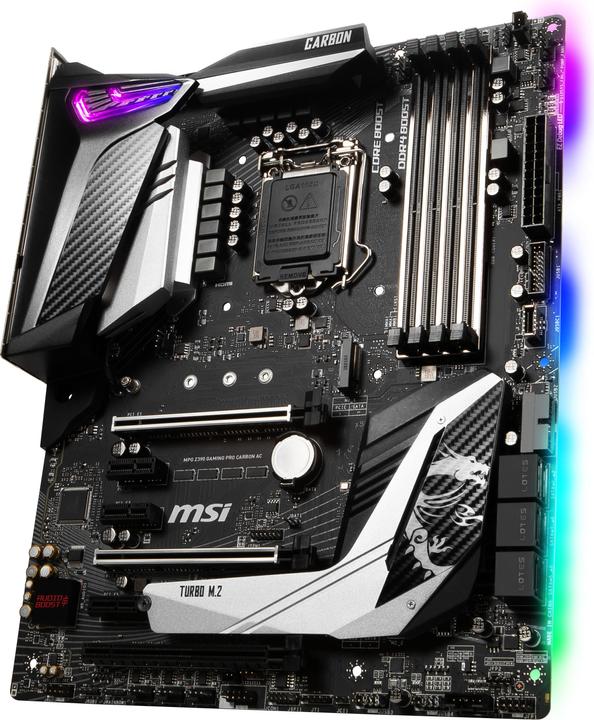 Image du produit MSI MPG Z390 Gaming Pro Carbon AC (LGA 1151, Intel Z390, ATX)