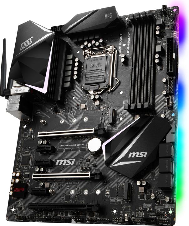 Image du produit MSI MPG Z390 Gaming Edge AC (LGA 1151, Intel Z390, ATX)