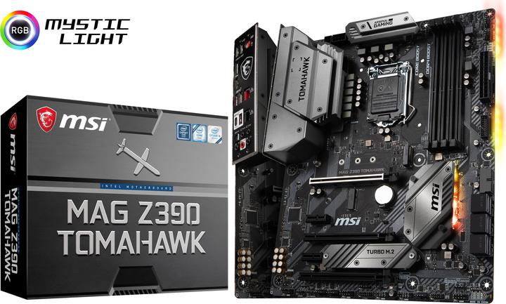 Actual product image MSI MAG Z390 Tomahawk (LGA 1151, Intel Z390, ATX)