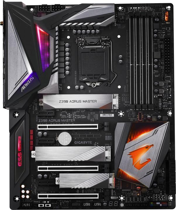 Actual product image Gigabyte Z390 Aorus Master (LGA 1151, Intel Z390, ATX)